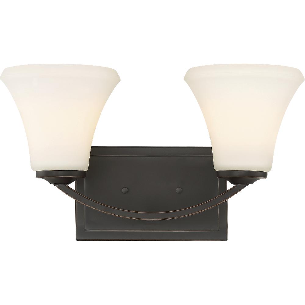 nuvo lighting Fawn 2 Light 15 inch Mahogany Bronze Vanity Light Wall Light