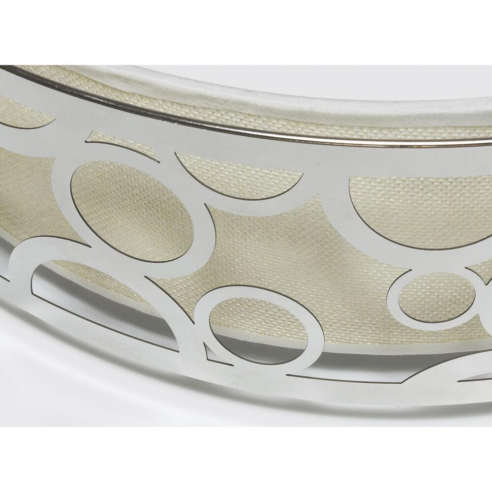 Nuvo Lighting Filigree LED 15 Inch Polished Nickel Flush Mount Ceiling Light
