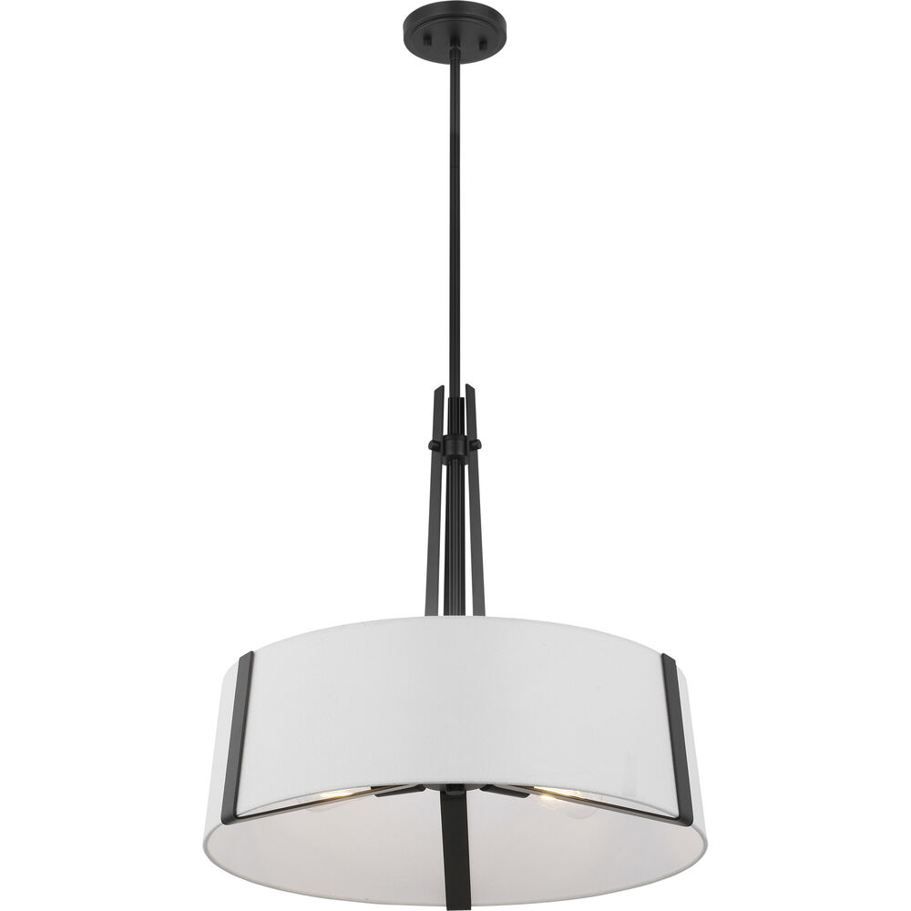 Nuvo Lighting Flynn 3 Light 22 Inch Black Pendant Ceiling Light