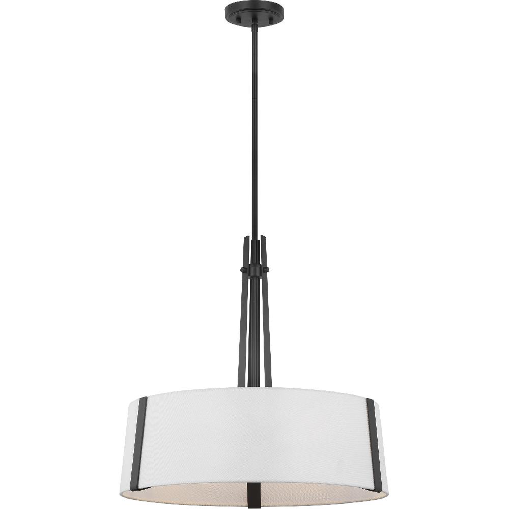 nuvo lighting Flynn 3 Light 22 inch Black Pendant Ceiling Light