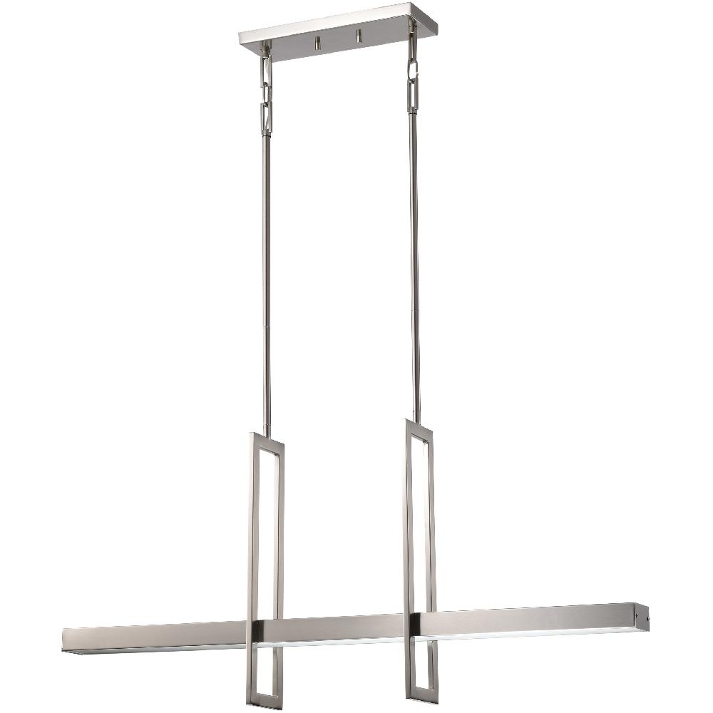 nuvo lighting Frame LED 36 inch Brushed Nickel Island Pendant Ceiling Light