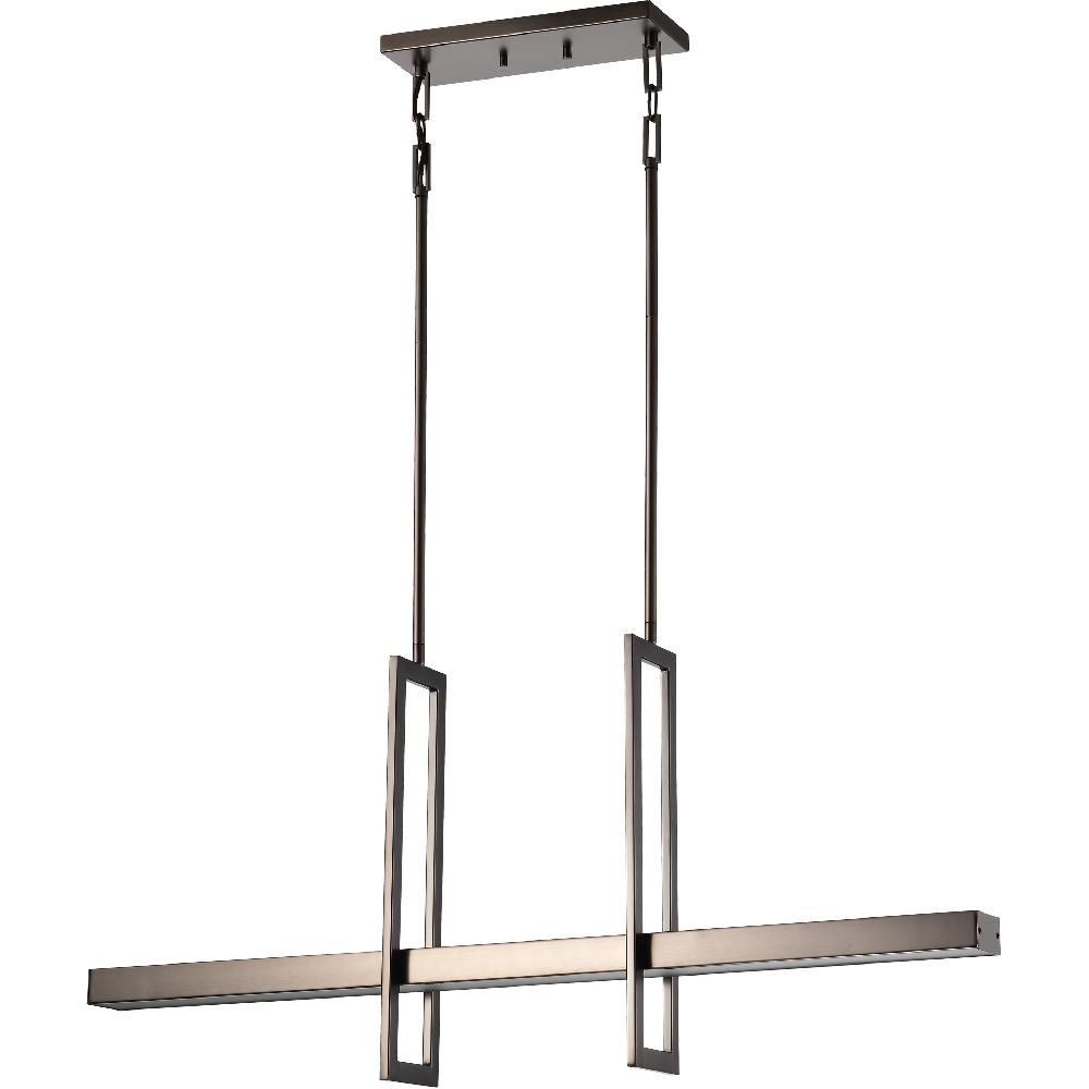 nuvo lighting Frame LED 36 inch Hazel Bronze Island Pendant Ceiling Light