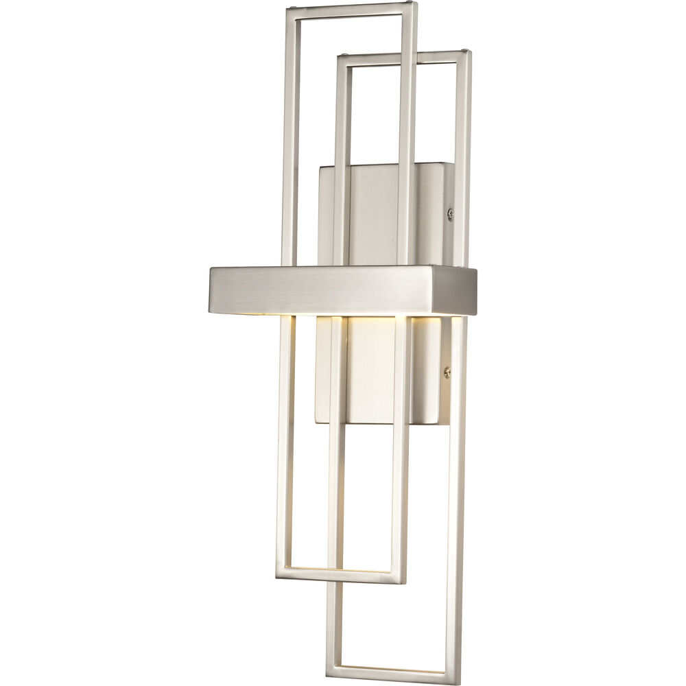 Nuvo Lighting Frame LED 8 Inch Brushed Nickel ADA Wall Sconce Wall Light