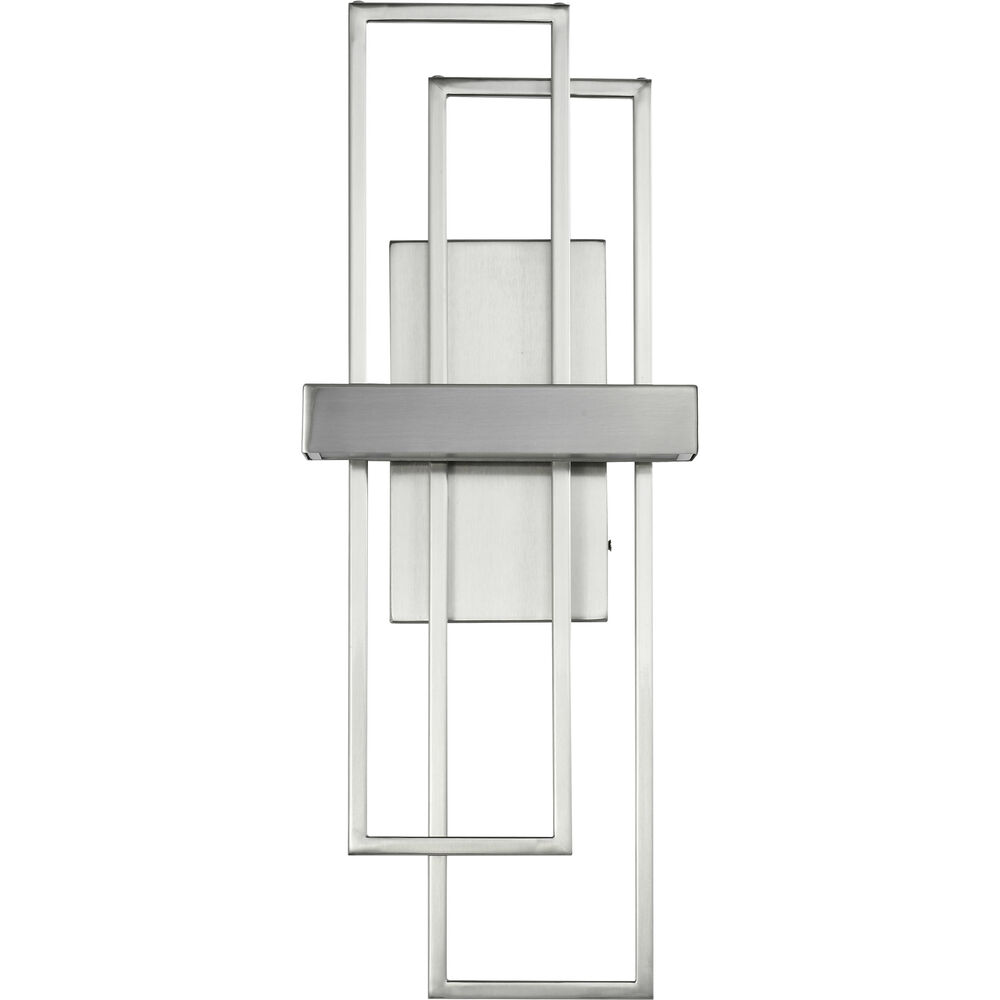 Nuvo Lighting Frame LED 8 Inch Brushed Nickel ADA Wall Sconce Wall Light