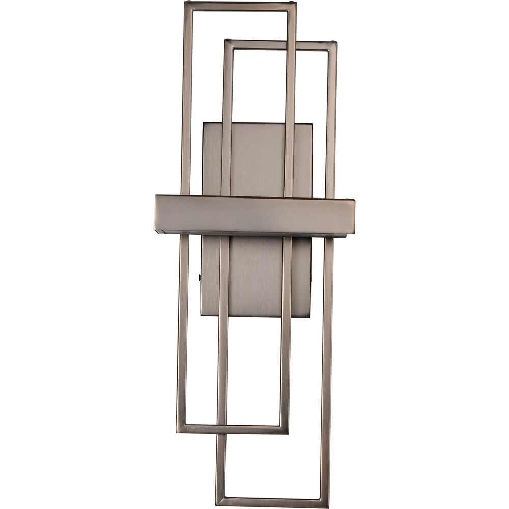 Nuvo Lighting Frame LED 8 Inch Hazel Bronze ADA Wall Sconce Wall Light