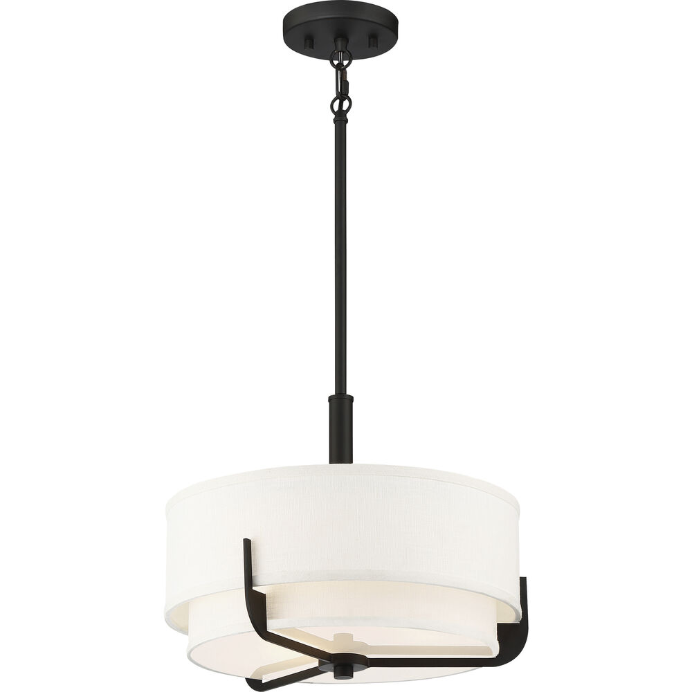 Nuvo Lighting Frankie 3 Light 15 Inch Aged Bronze Pendant Ceiling Light