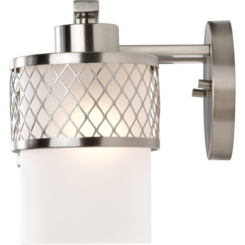 Nuvo Lighting Fusion 4 Light 27 Inch Brushed Nickel Vanity Light Wall Light