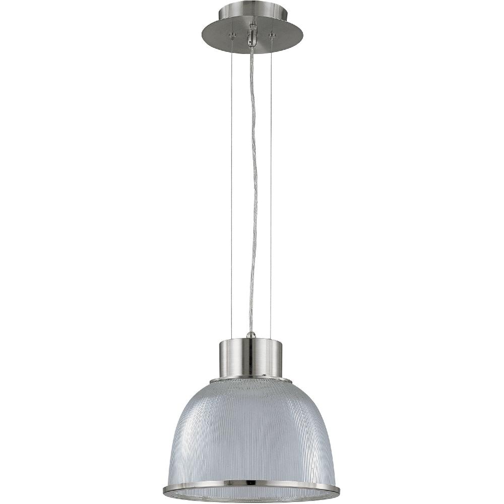 nuvo lighting Gear 1 Light 12.38 inch Brushed Nickel Pendant Ceiling Light