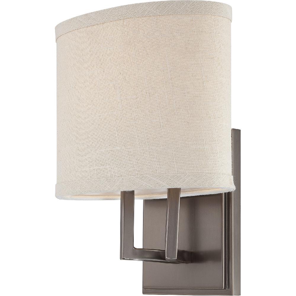 nuvo lighting Gemini 1 Light 8 inch Hazel Bronze Vanity Light Wall Light