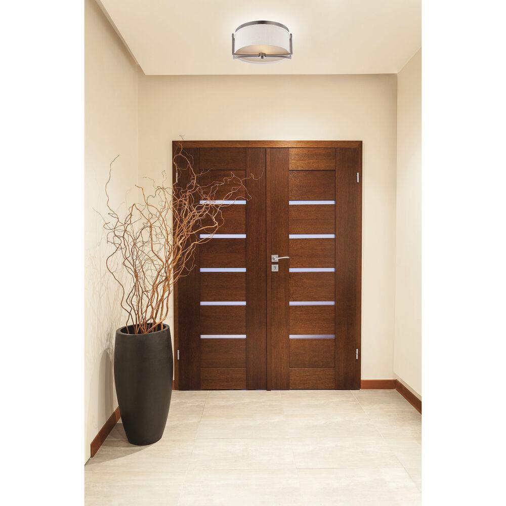 Nuvo Lighting Gemini 2 Light 14.75 Inch Hazel Bronze Flush Mount Ceiling Light