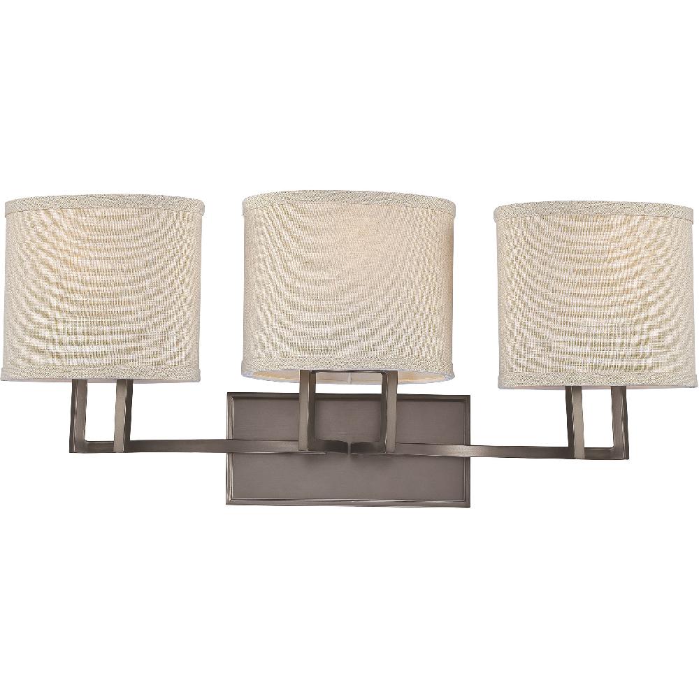 nuvo lighting Gemini 3 Light 27.25 inch Hazel Bronze Vanity Light Wall Light