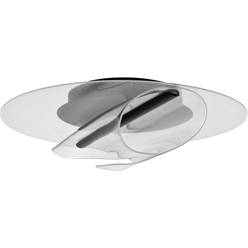 Nuvo Lighting Geneva LED 17.75 Inch Matte Black Flush Mount Ceiling Light