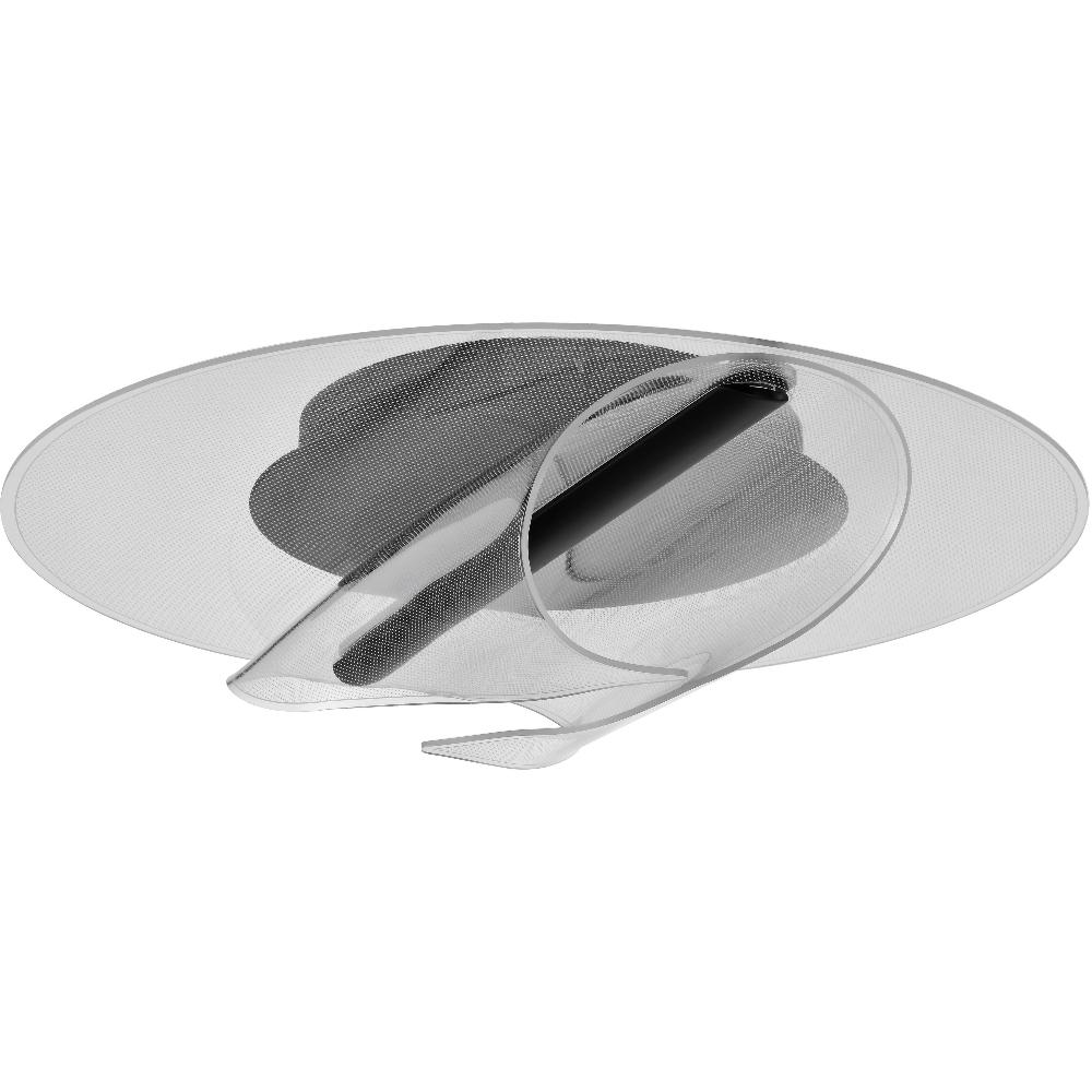 nuvo lighting Geneva LED 17.75 inch Matte Black Flush Mount Ceiling Light