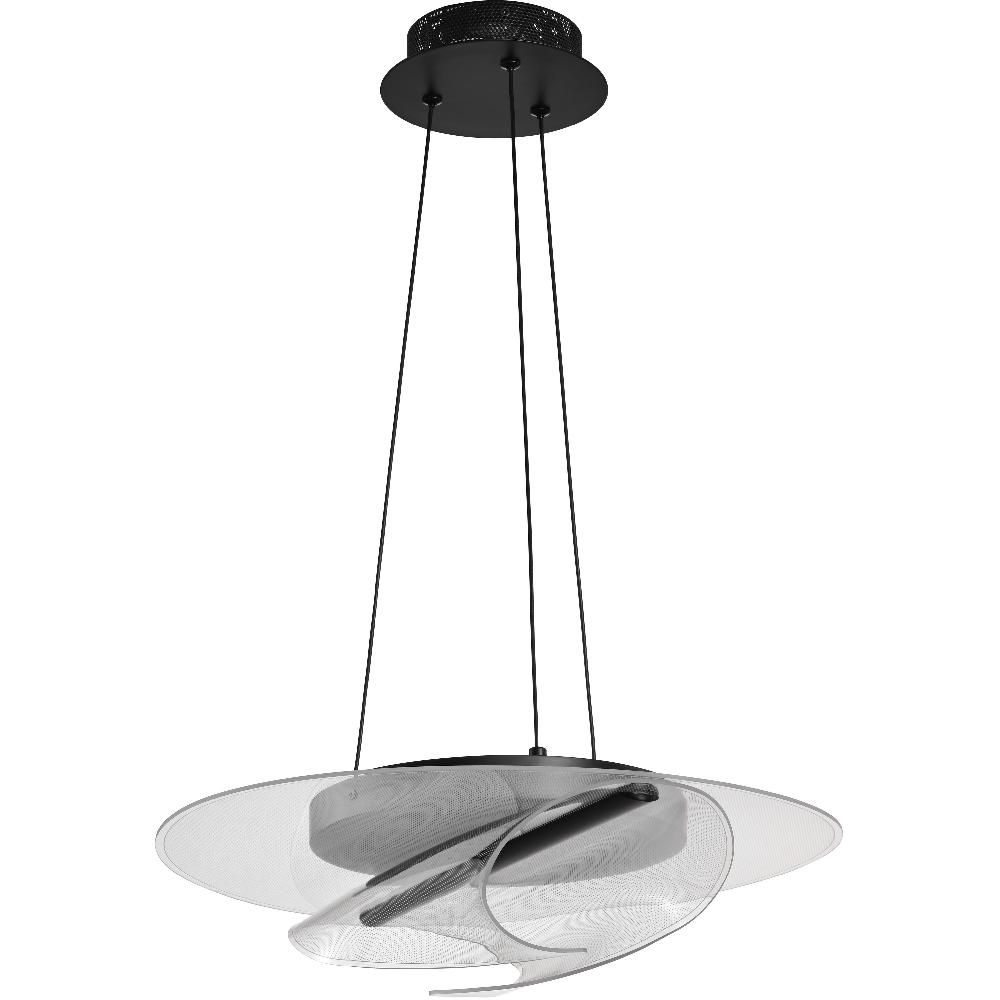 nuvo lighting Geneva LED 17.75 inch Matte Black Pendant Ceiling Light
