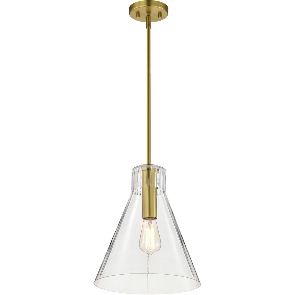 Nuvo Lighting Gianna 12 Inch Vintage Brass Pendant Ceiling Light