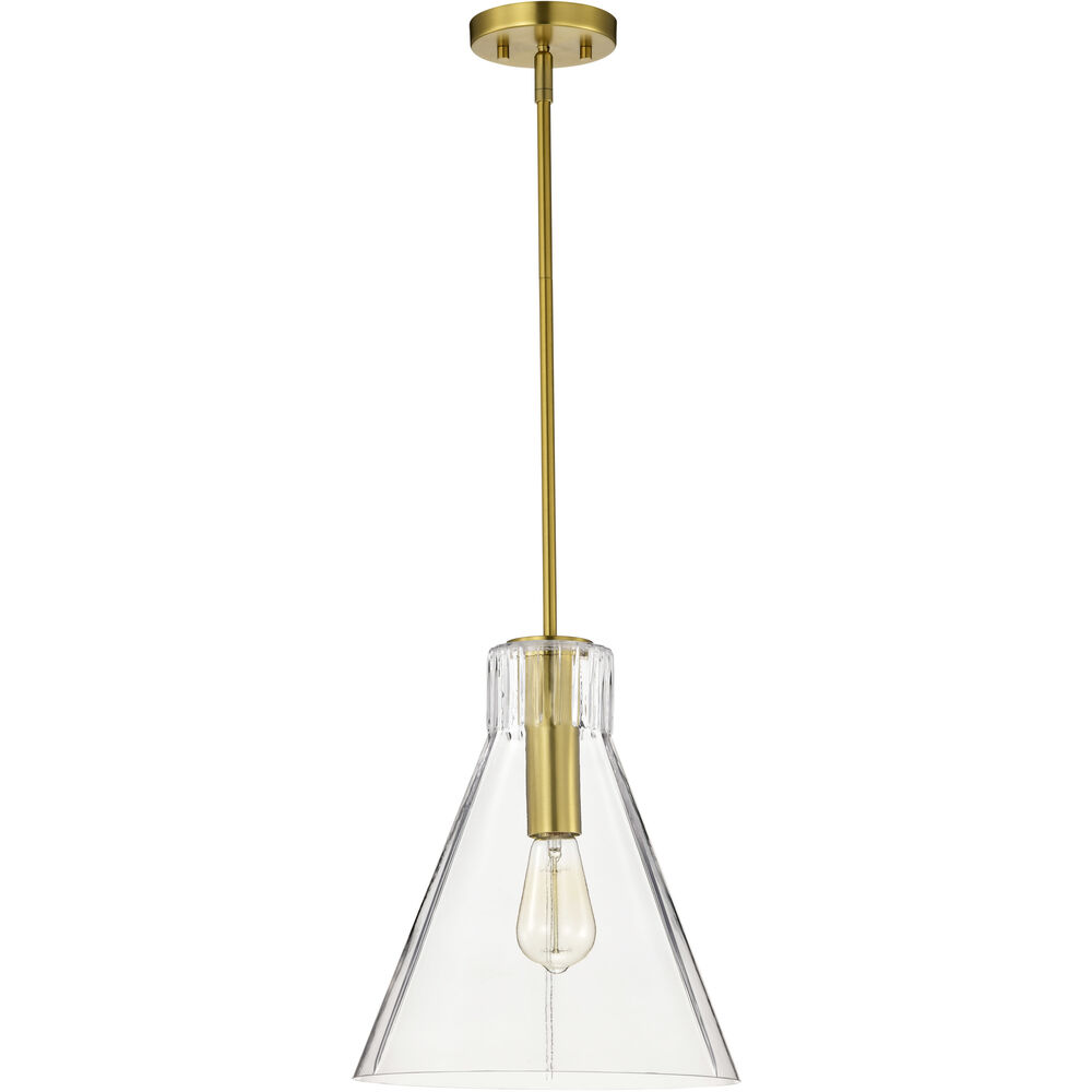 Nuvo Lighting Gianna 12 Inch Vintage Brass Pendant Ceiling Light