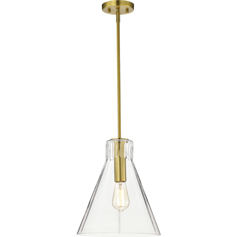 Nuvo Lighting Gianna 12 Inch Vintage Brass Pendant Ceiling Light