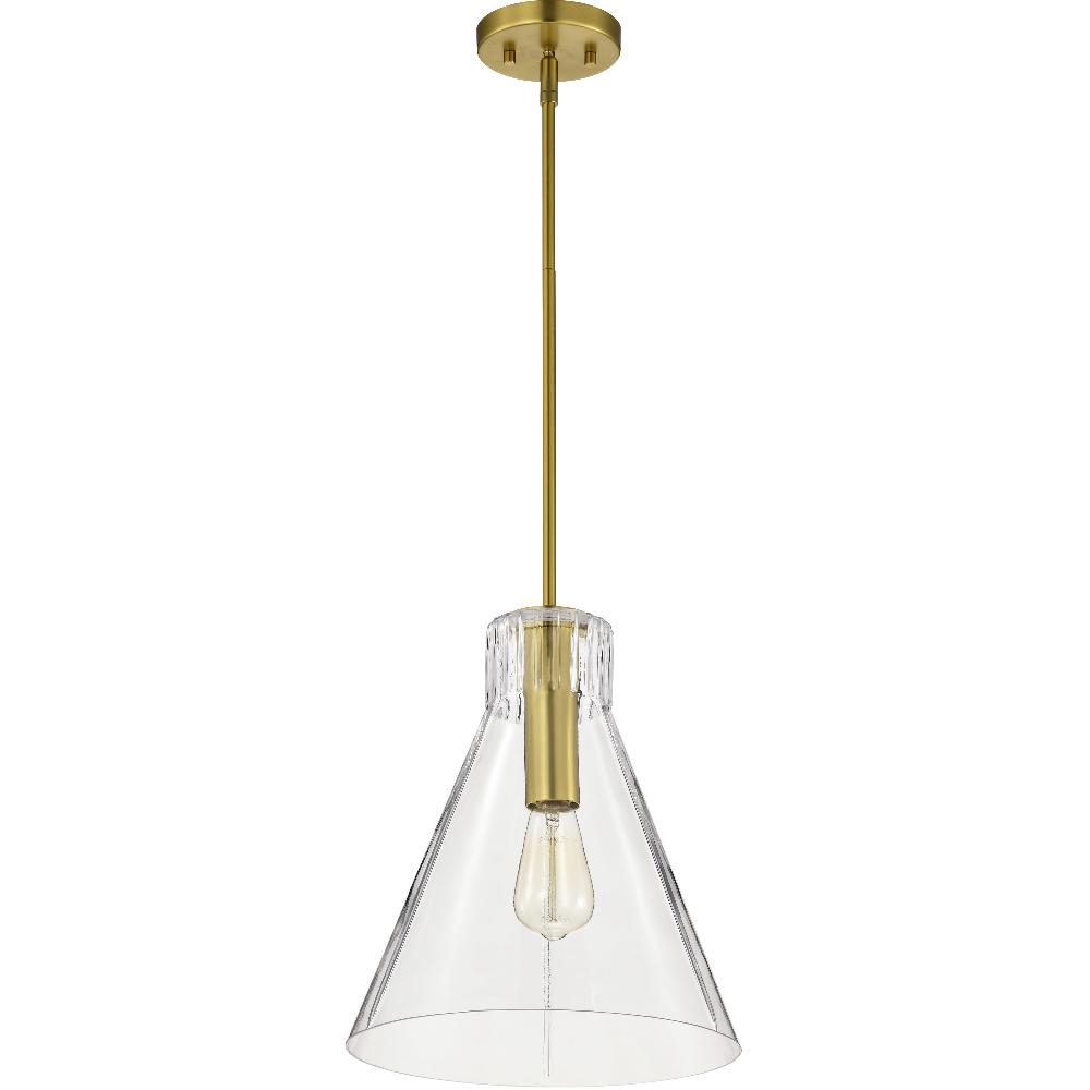 nuvo lighting Gianna 12 inch Vintage Brass Pendant Ceiling Light