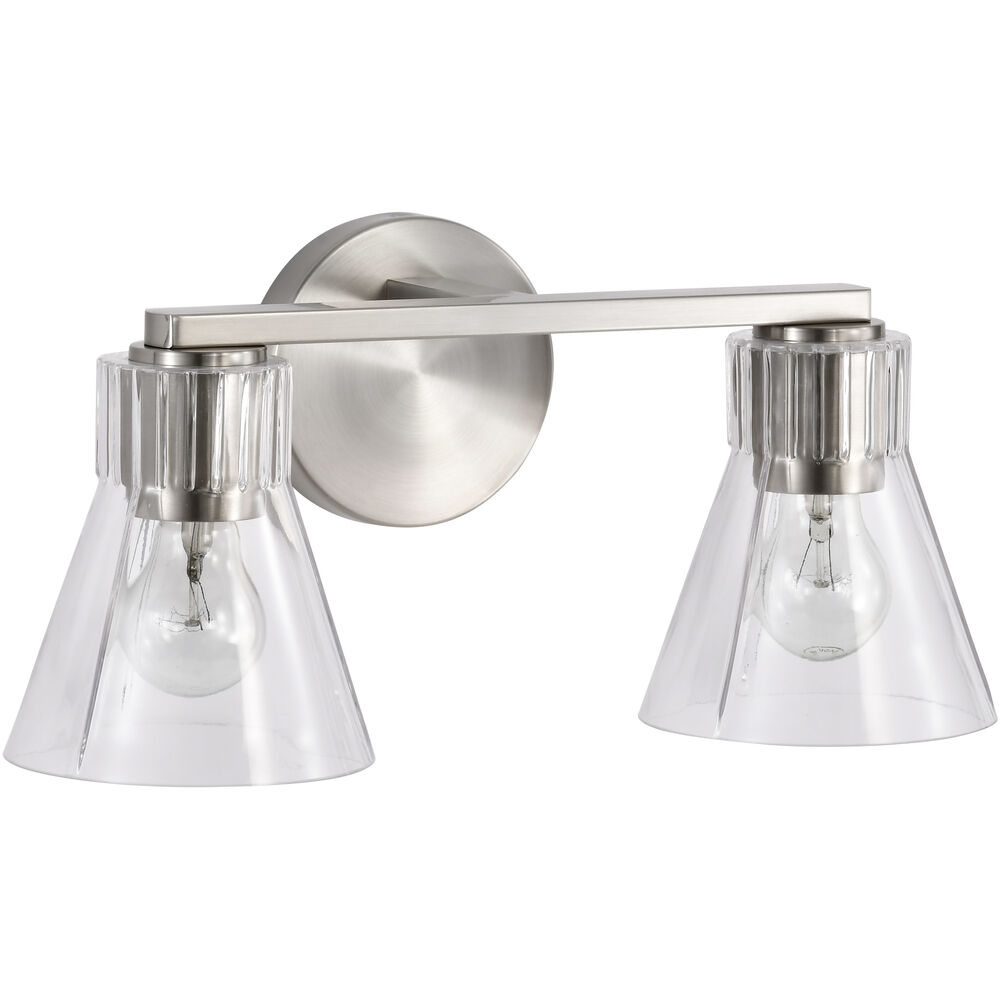 Nuvo Lighting Gianna 16 Inch Brushed Nickel Vanity Wall Light