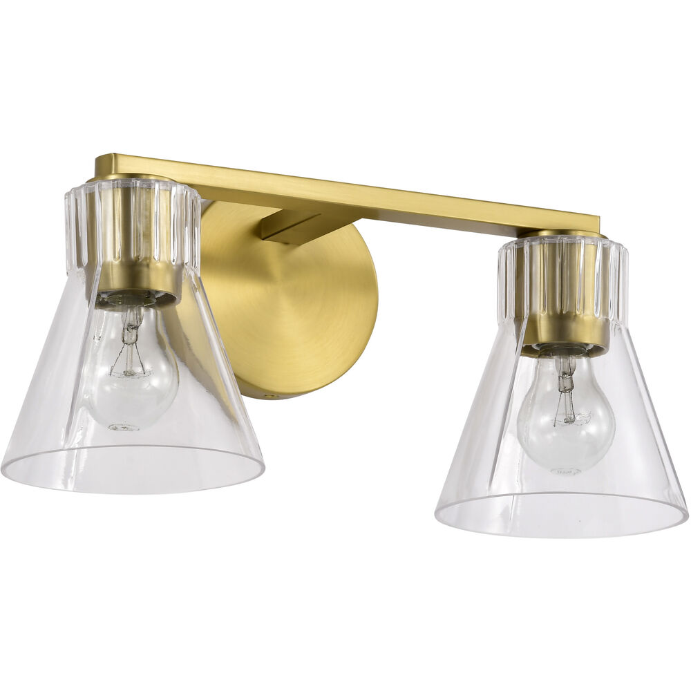 Nuvo Lighting Gianna 16 Inch Vintage Brass Vanity Wall Light