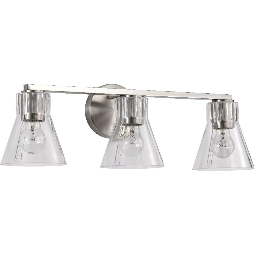 nuvo lighting Gianna 24 inch Brushed Nickel Vanity Wall Light