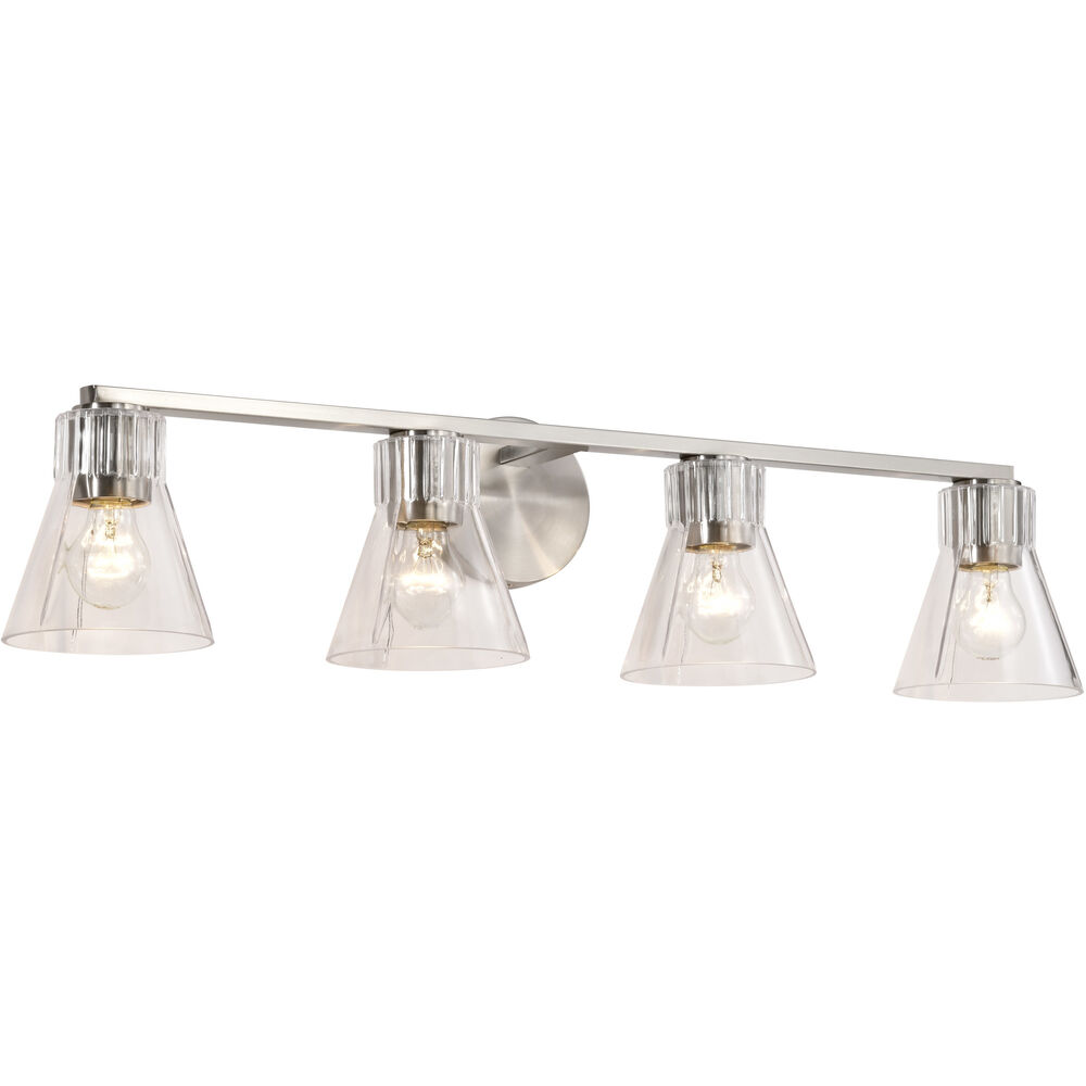 Nuvo Lighting Gianna 33.25 Inch Brushed Nickel Vanity Wall Light