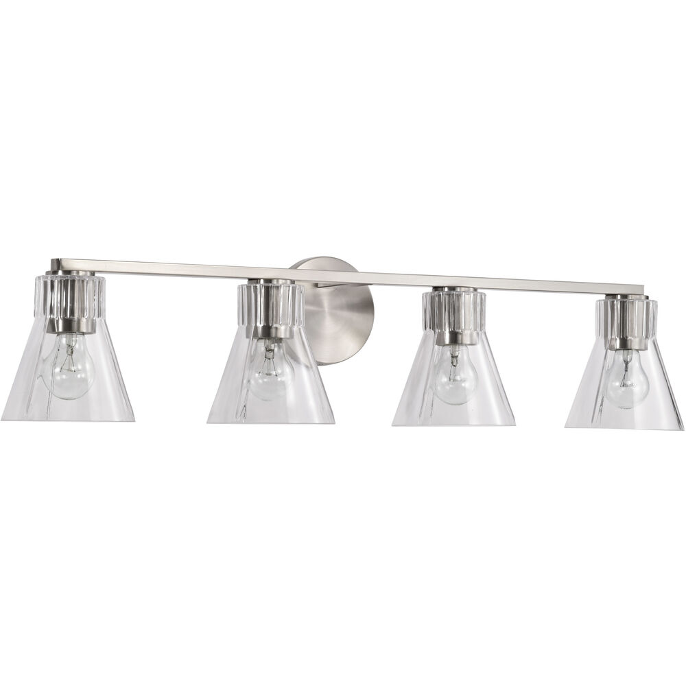 Nuvo Lighting Gianna 33.25 Inch Brushed Nickel Vanity Wall Light