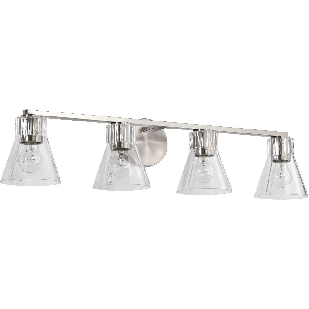 nuvo lighting Gianna 33.25 inch Brushed Nickel Vanity Wall Light