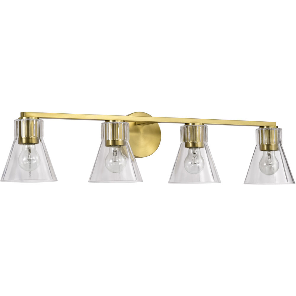 Nuvo Lighting Gianna 33.25 Inch Vintage Brass Vanity Wall Light