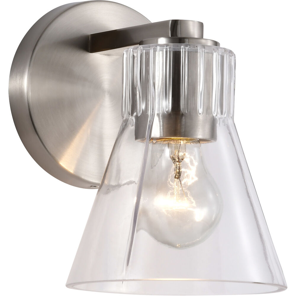 Nuvo Lighting Gianna 5.5 Inch Brushed Nickel Vanity Wall Light