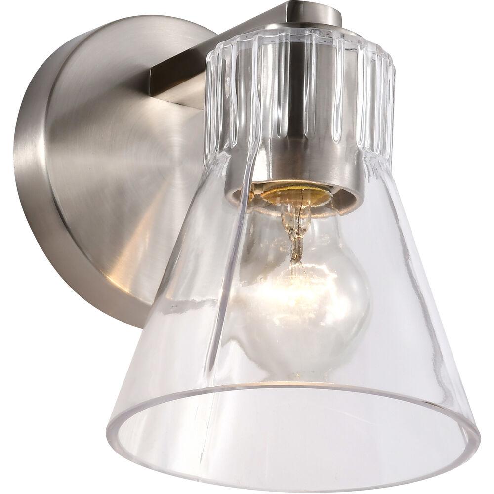 Nuvo Lighting Gianna 5.5 Inch Brushed Nickel Vanity Wall Light