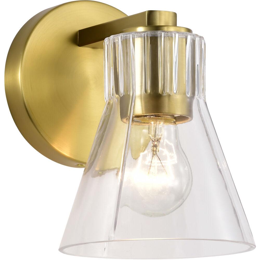 Nuvo Lighting Gianna 5.5 Inch Vintage Brass Vanity Wall Light