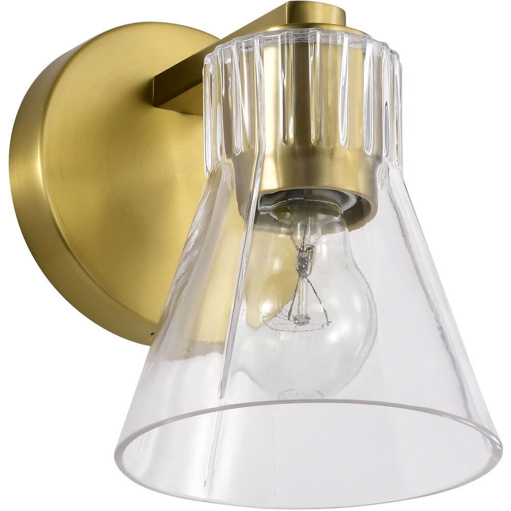 Nuvo Lighting Gianna 5.5 Inch Vintage Brass Vanity Wall Light