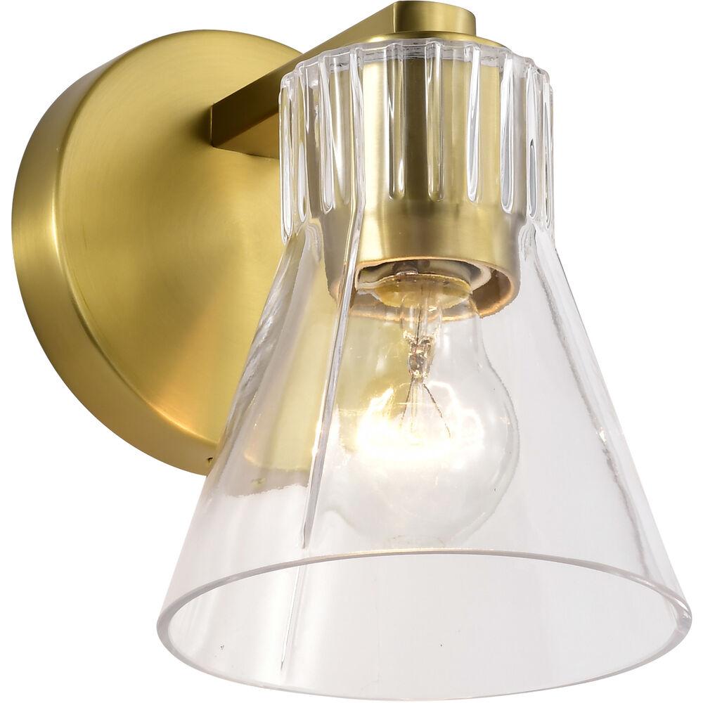 Nuvo Lighting Gianna 5.5 Inch Vintage Brass Vanity Wall Light
