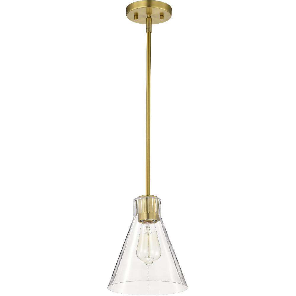 nuvo lighting Gianna 8 inch Vintage Brass Pendant Ceiling Light