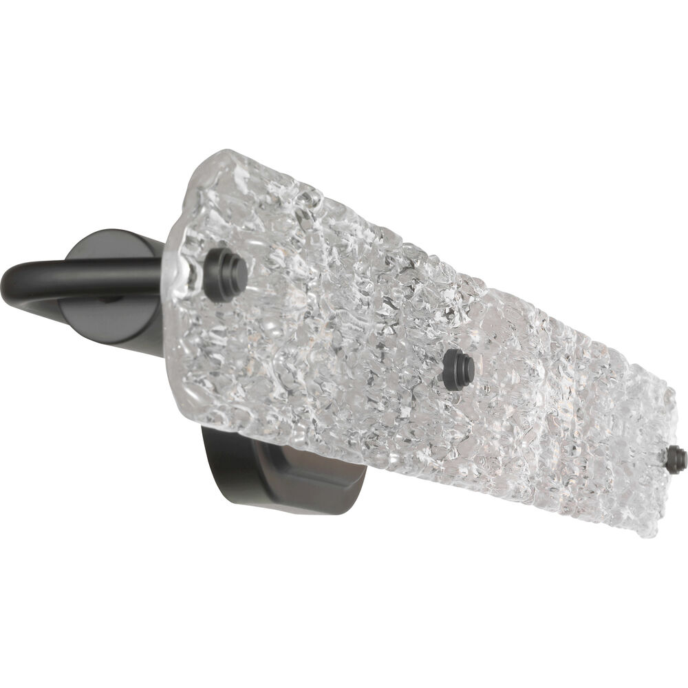 Nuvo Lighting Glacier 3 Light 34 Inch Matte Black Bathroom Vanity Light Wall Light