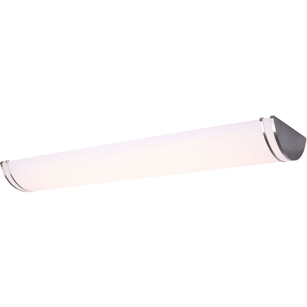 Nuvo Lighting Glamour LED 11.26 Inch Brushed Nickel Oval Flush Mount Ceiling Light
