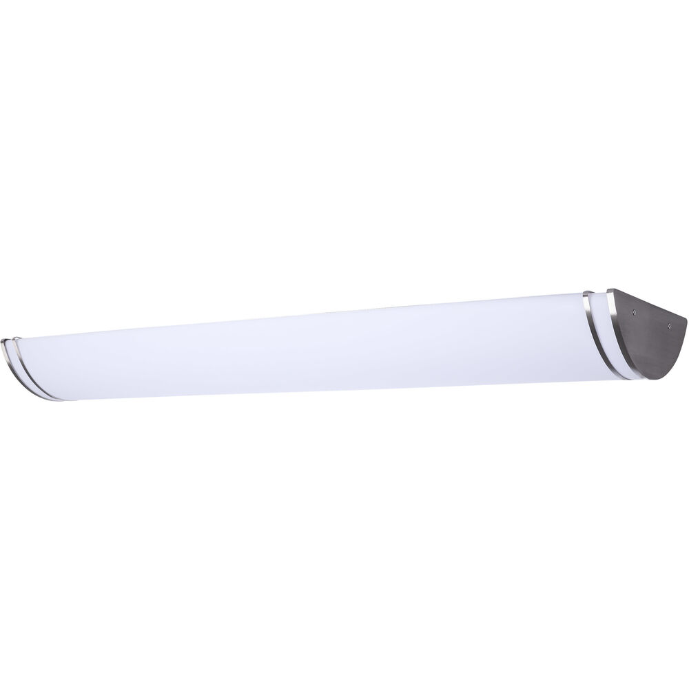 Nuvo Lighting Glamour LED 11.26 Inch Brushed Nickel Oval Flush Mount Ceiling Light