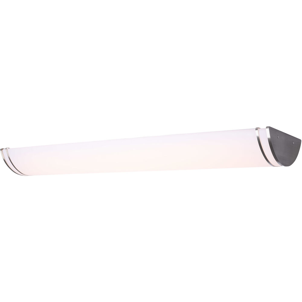 Nuvo Lighting Glamour LED 11.26 Inch Brushed Nickel Oval Flush Mount Ceiling Light