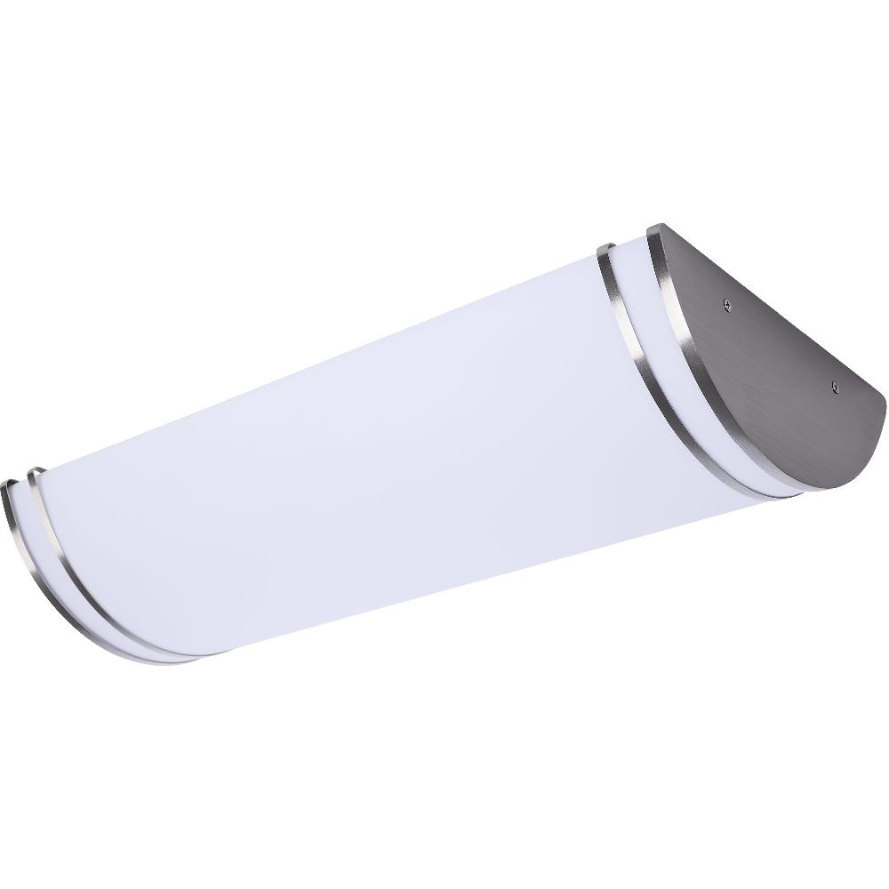 nuvo lighting Glamour LED 11.26 inch Brushed Nickel Oval Flush Mount Ceiling Light