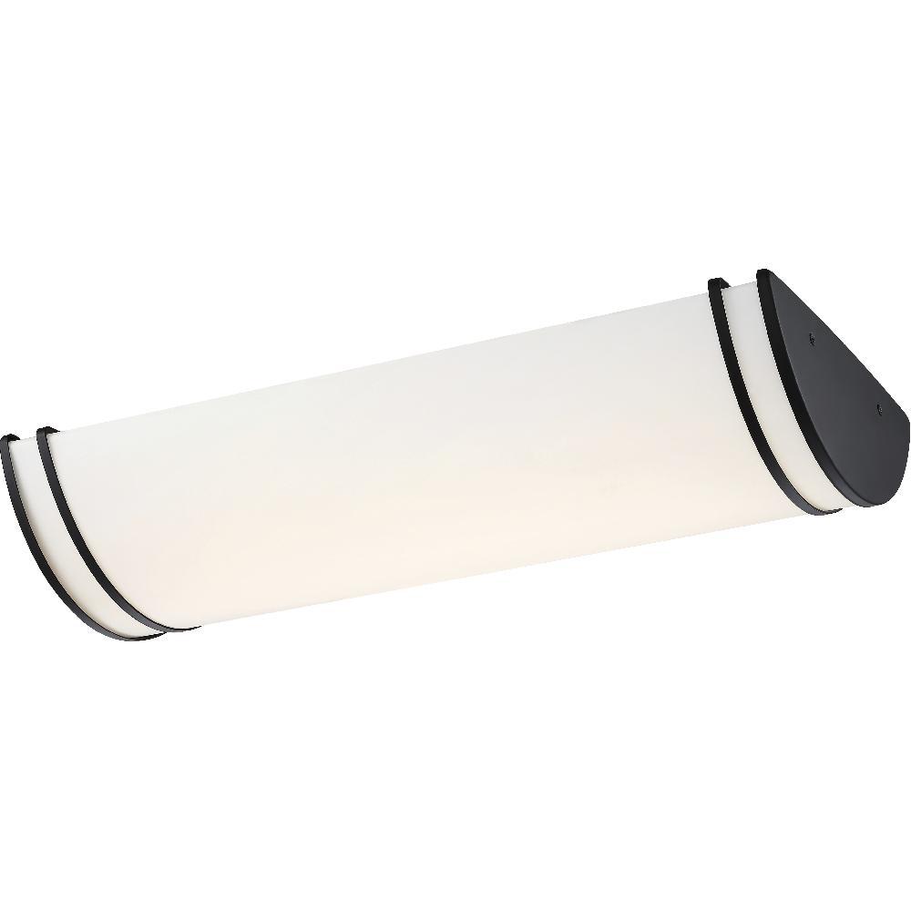 nuvo lighting Glamour LED 11.31 inch Matte Black Flush Mount Ceiling Light