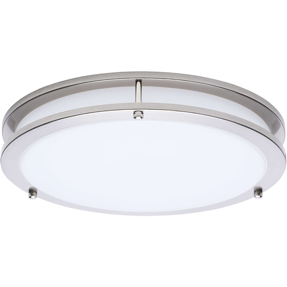 Nuvo Lighting Glamour LED 12.99 Inch Brushed Nickel Flush Mount Ceiling Light
