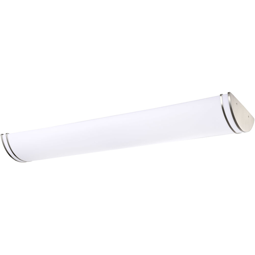 Nuvo Lighting Glamour LED 12 Inch Brushed Nickel Linear Flush Ceiling Light