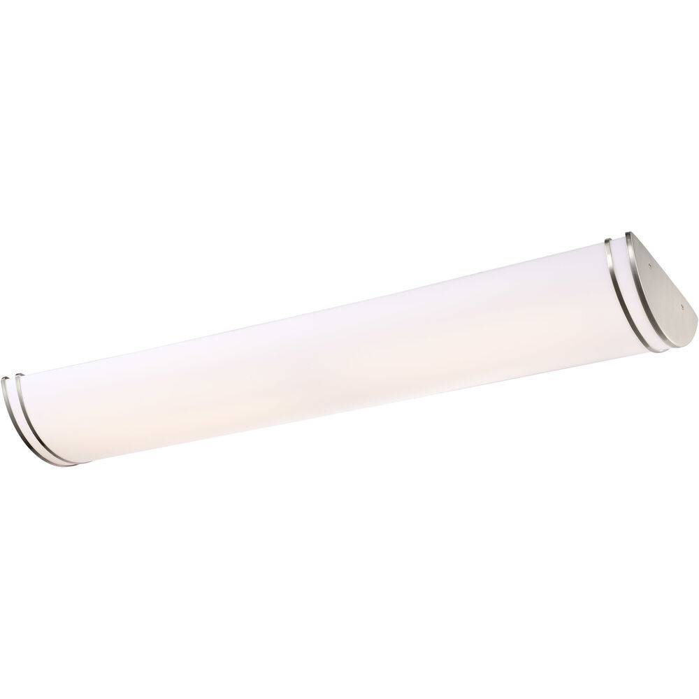 Nuvo Lighting Glamour LED 12 Inch Brushed Nickel Linear Flush Ceiling Light