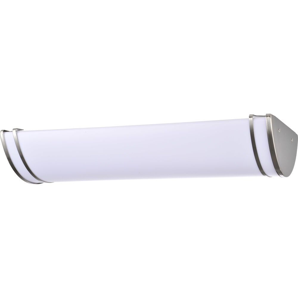 Nuvo Lighting Glamour LED 12 Inch Brushed Nickel Linear Flush Ceiling Light