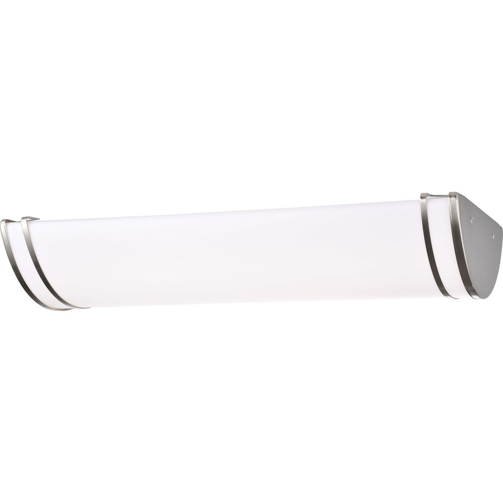 Nuvo Lighting Glamour LED 12 Inch Brushed Nickel Linear Flush Ceiling Light