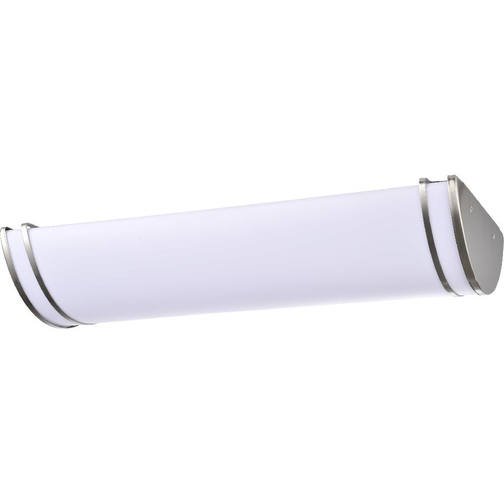 nuvo lighting Glamour LED 12 inch Brushed Nickel Linear Flush Ceiling Light