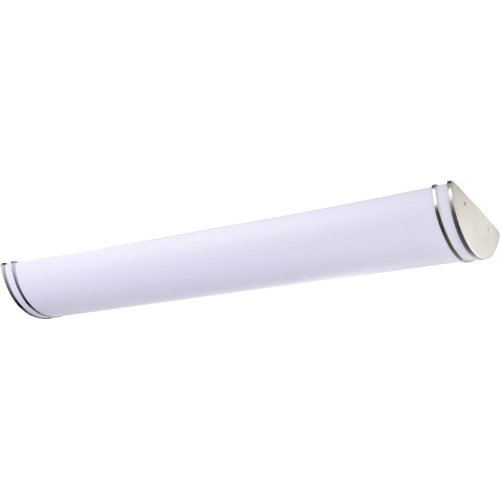 nuvo lighting Glamour LED 12 inch Brushed Nickel Linear Flush Ceiling Light
