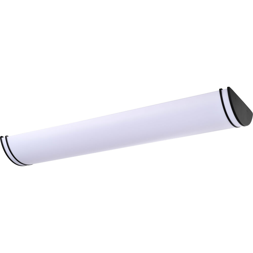 Nuvo Lighting Glamour LED 12 Inch Matte Black Linear Flush Mount Ceiling Light