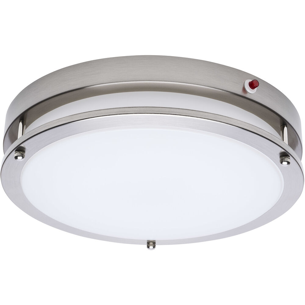 Nuvo Lighting Glamour LED 13 Inch Brushed Nickel Flush Ceiling Light